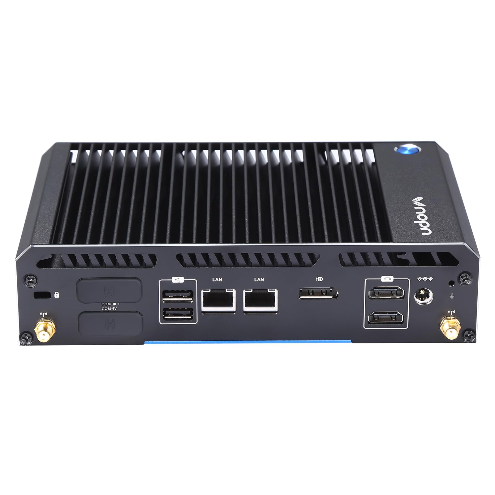 VNOPNMini PC Windows 11 Pro with License, Dual NIC Mini PC Intel J4125 Fanless Industrial PC 8G DDR4 128G SSD Mini Desktop Computer Triple Diaplay, DP 4K 60Hz, Dual Band WiFi BT4.2