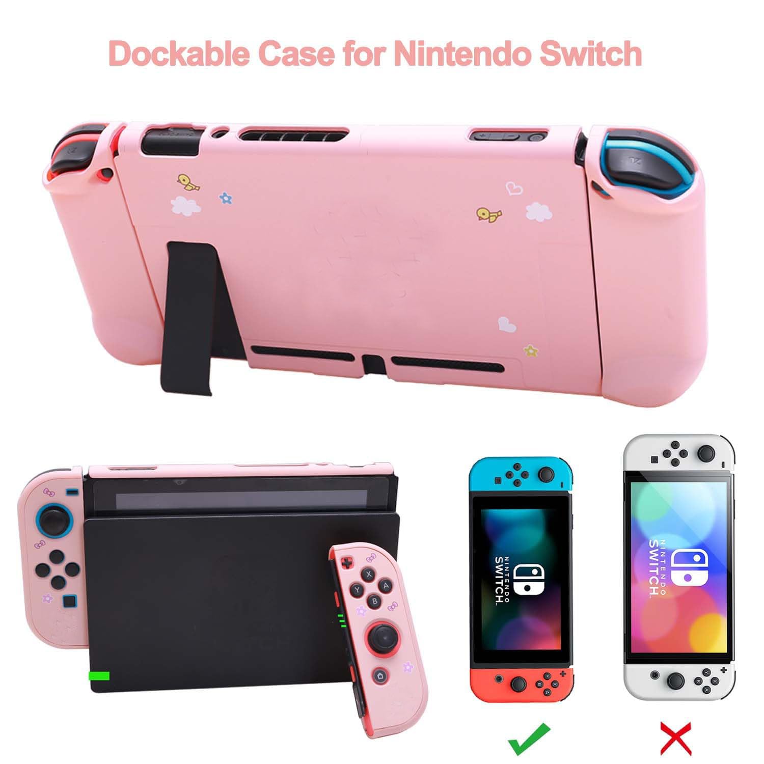 Amazon.com: GUTIAL Accessories Bundle for Nintendo Switch - Cute