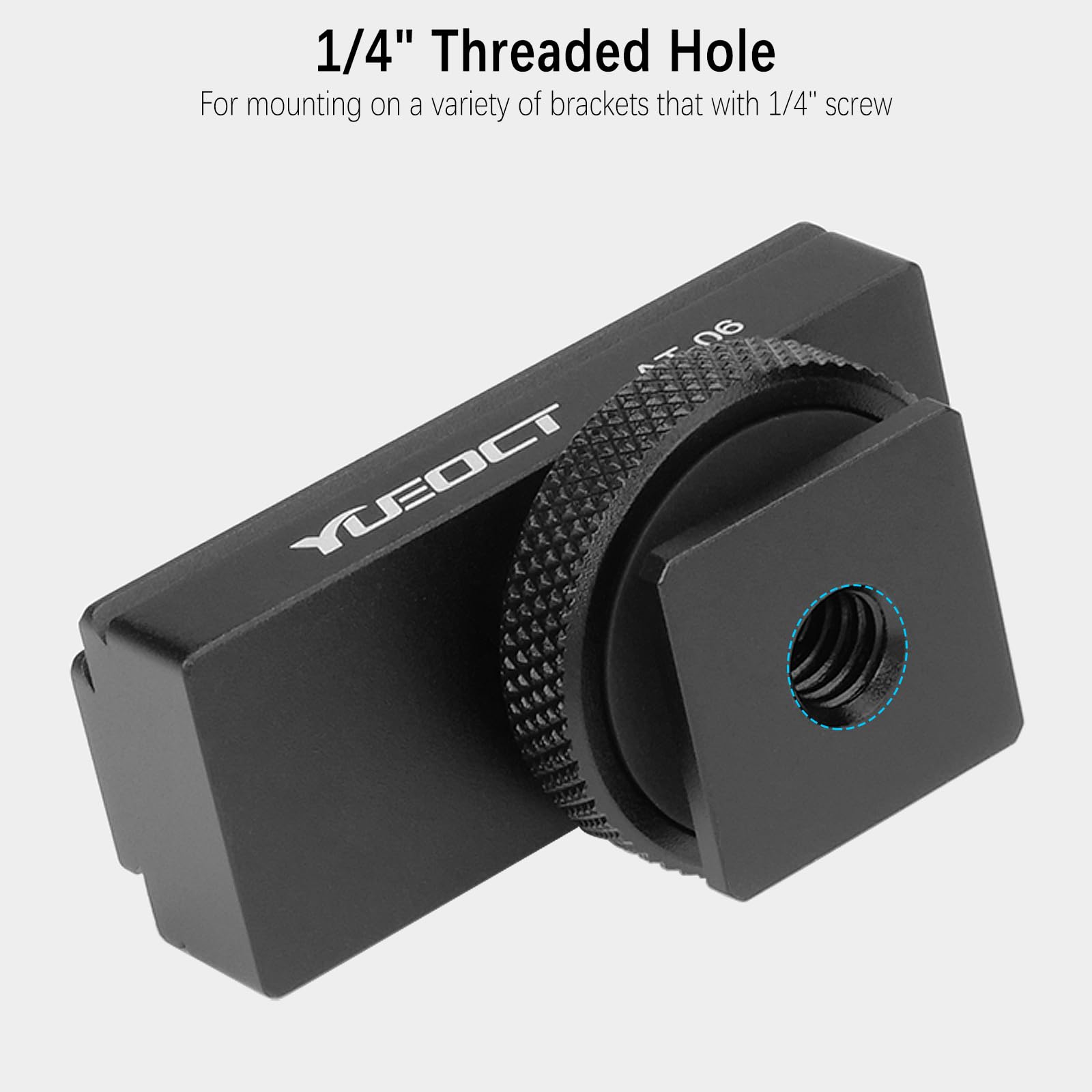 2-in-1 Metall-Adapterhalterung für Teleskop-Finder, Zielfernrohr, roter Punkt, Reflex-Sight Fit, Video, DSLR, spiegellose Kamera, Blitzschuh, Kaltschuh, Himmel, Astrofotografie