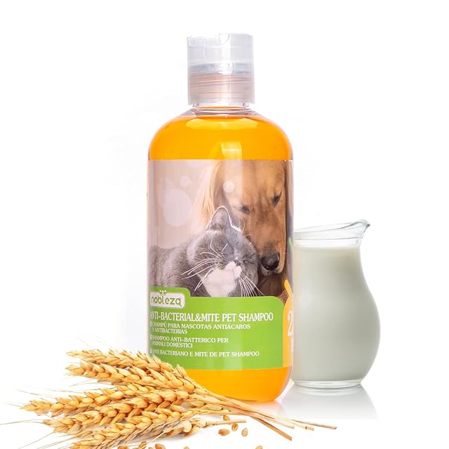 Nobleza Champú para Perros y Gatos, Champú Perro con Ingrediente Natural, Champú de Piel Sensible para Perros
