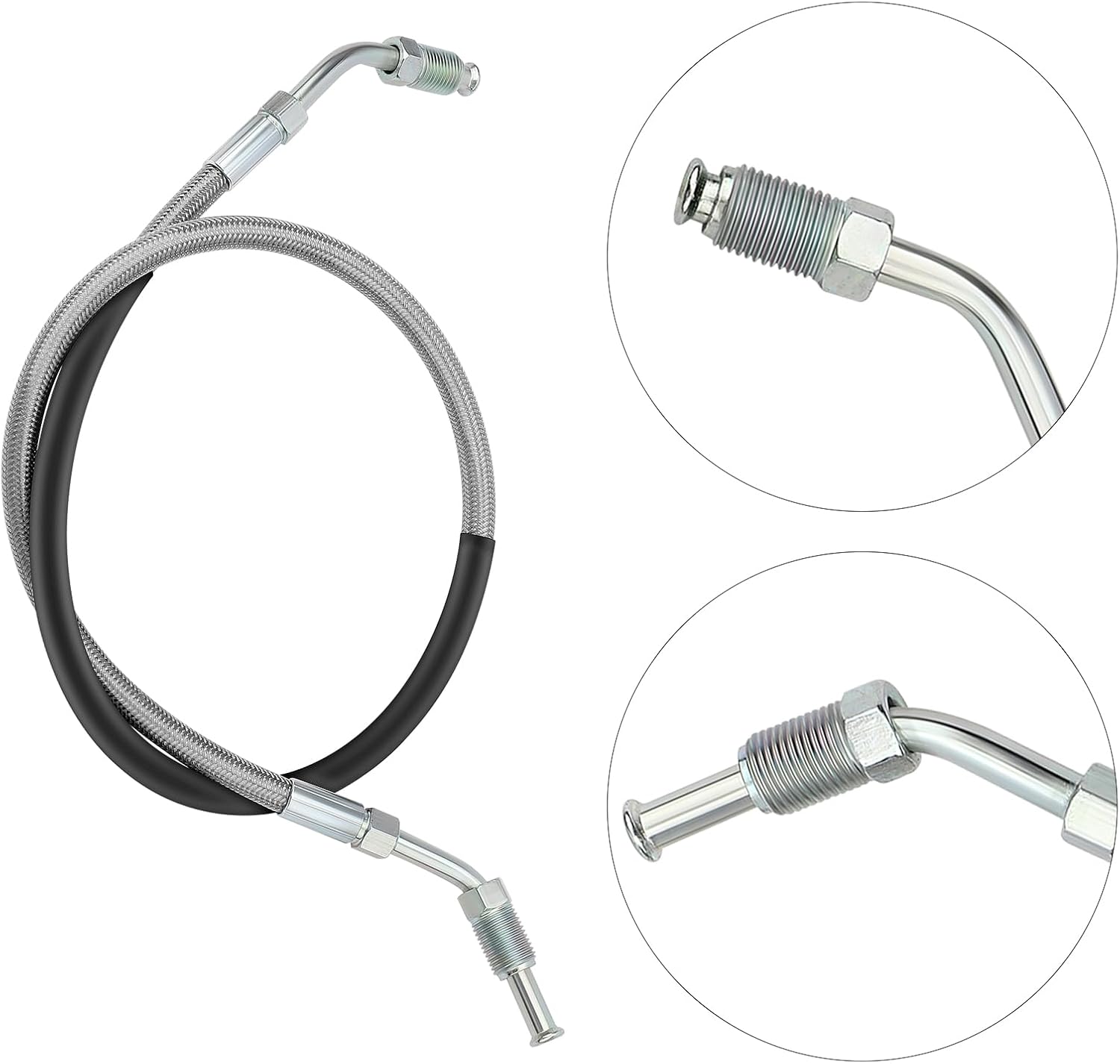 Front Brake Calipers & Hose Lines for Polaris Trail Boss 250 350L 400L 2x4 Xpress 300 400 Xplorer 300 Magnum 425-2x4 Sportsman 335 Trail Blazer 250 Sport 400L Scrambler 400 500 Big Boss 250 300 6x6