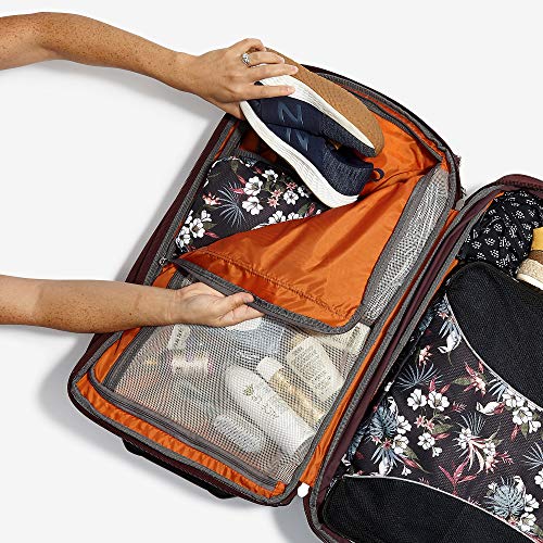 eBags Mother Lode 25 Inches Checked Rolling Duffel (Garnet)