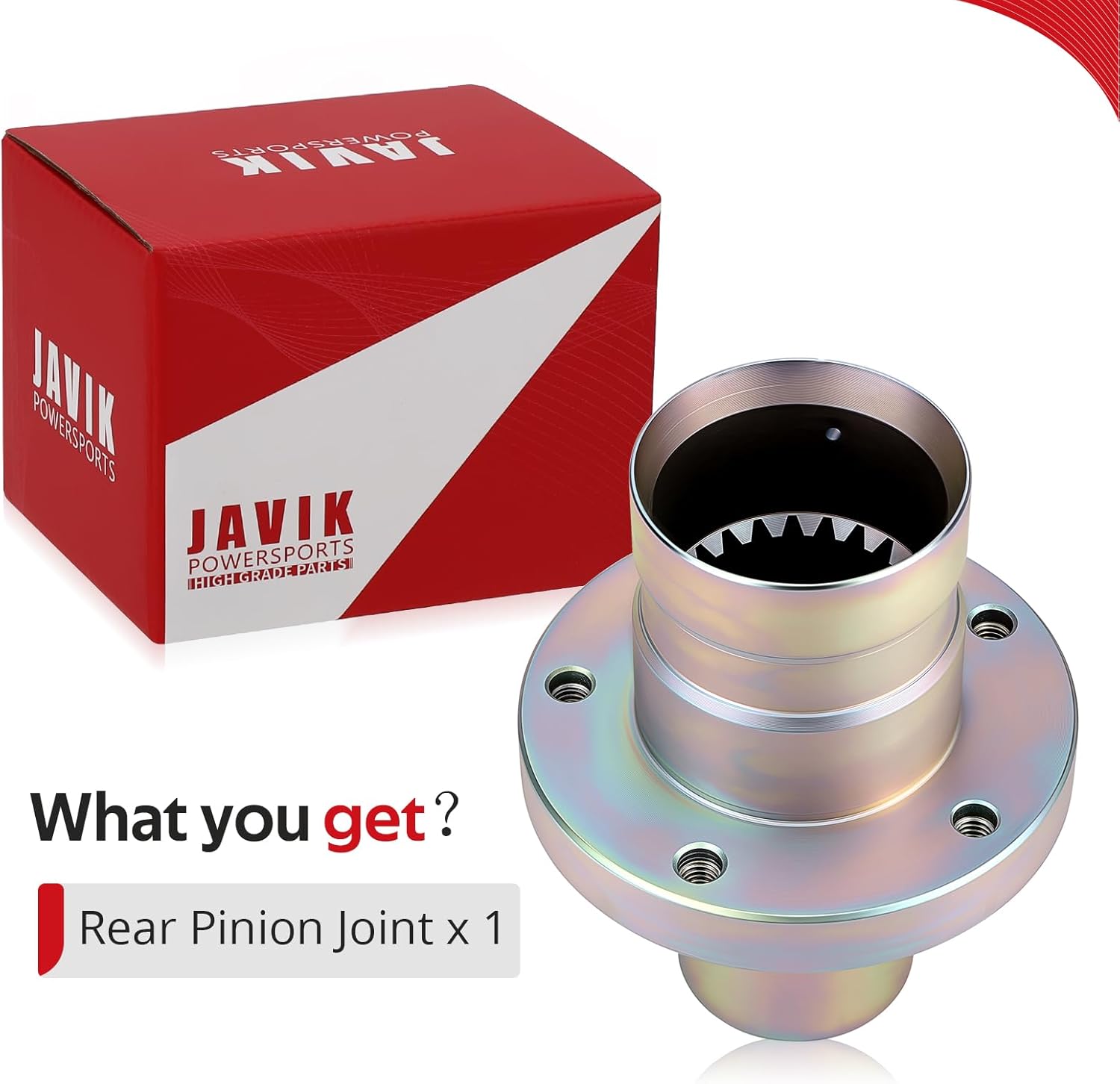 JAVIK Rear Pinion Joint For Honda P-ioneer Rancher R-ubicon 420 500 520 700 2014-2024 O.E.M# 41315-HL3-A00