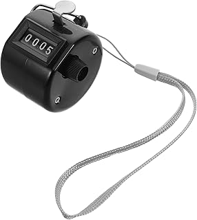YARNOW Contador Mecánico Portátil para Diseño Compacto y Resistente para Baseball y Golf Color Negro