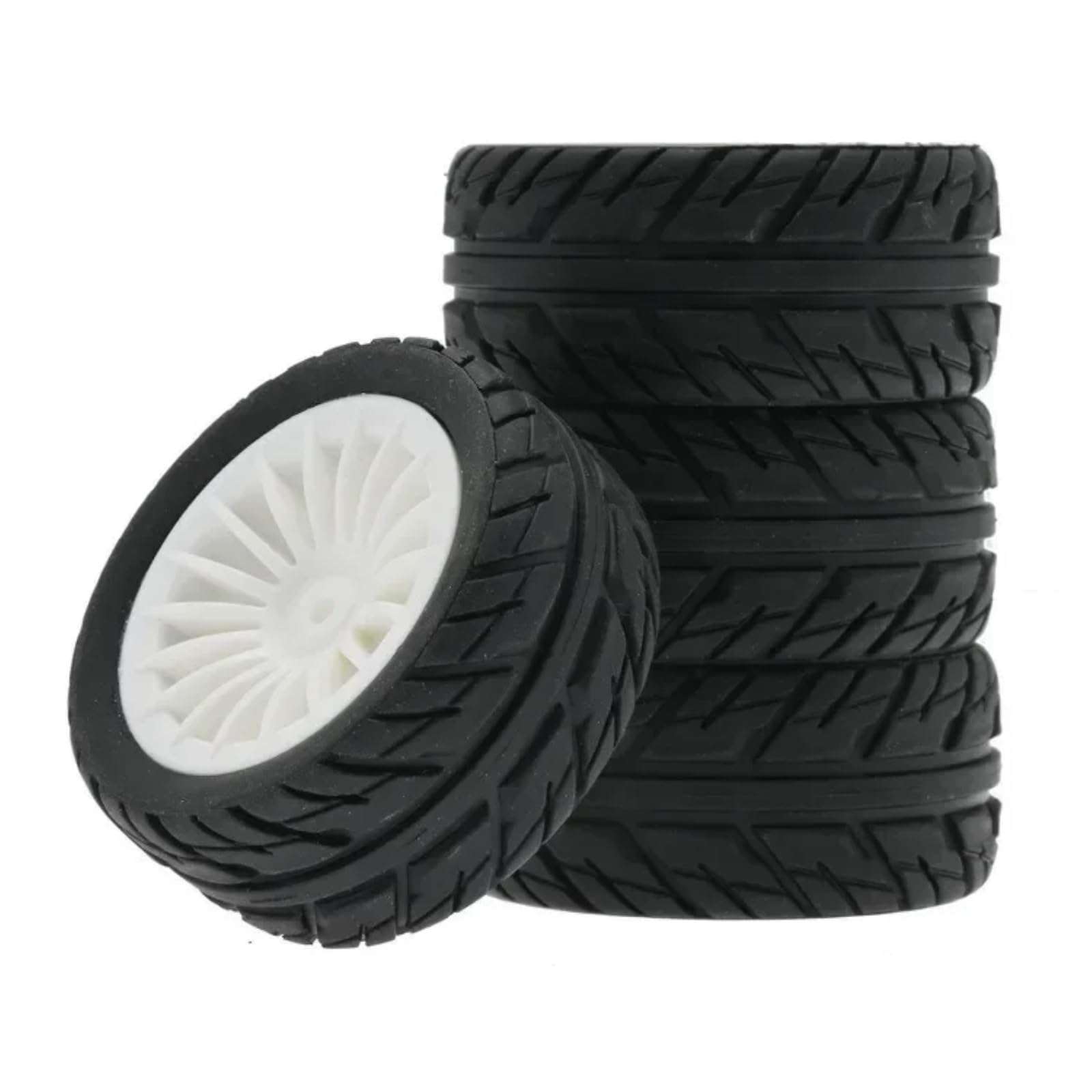 para SG1603 para SG1604 para SG1605 para UDIRC UD1601 UD1602 UD1603 UD1604 1/16 4 Uds 50mm Rueda Neumático Goma Piezas Actualización Coche RC Reemplazar Piezas NeumáTicos RC