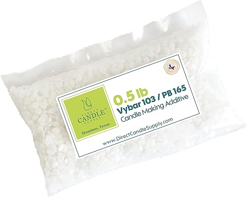 Direct Candle Supply - Aditivo para hacer velas de 0.5 libras (8 onzas) - Ideal para manualidades de velas de soja y parafina - Vybar