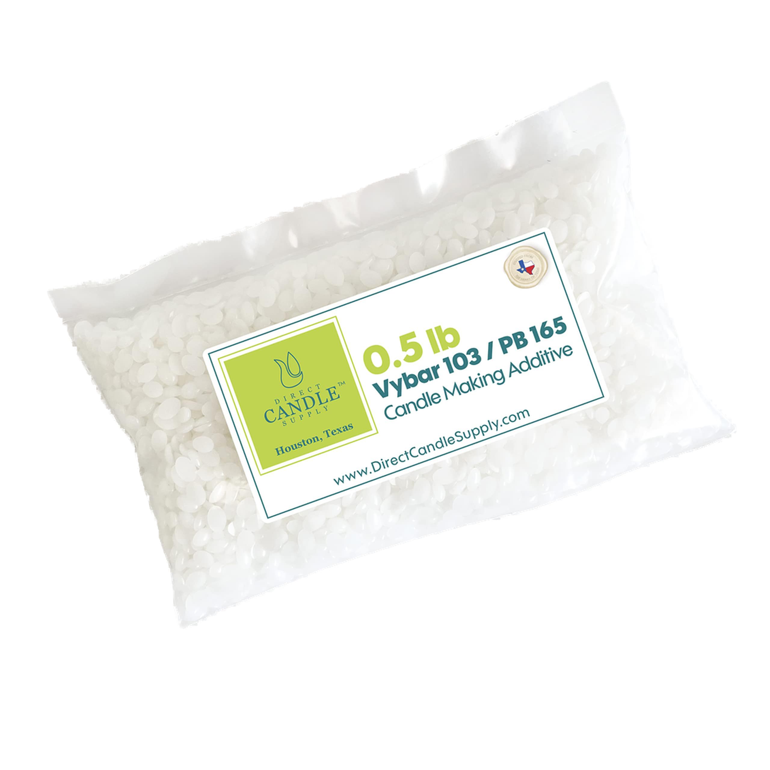 Vybar 103 Wax Additive for Candle Making | 0.5 lb Candle Wax Modifier for for Pillars, Votives, & Molded Candles | Candle Making Supplies