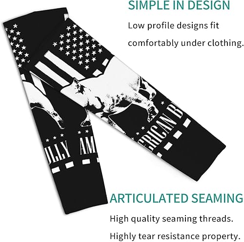 Miniatura 3 de American Flag Bully Sun Protection Arm Long Sleeve Protection Sports Outdoor Garden Yard Unisex