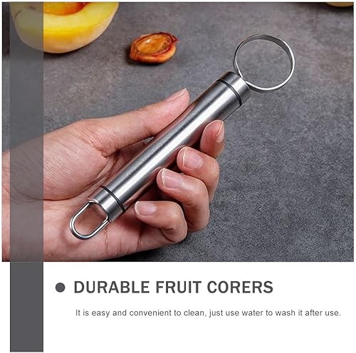 Miniatura 4 de Removedor de núcleo de fruta de acero inoxidable herramienta de extracción de descorazonador de frutas fácil de quitar descorazonador para Apple