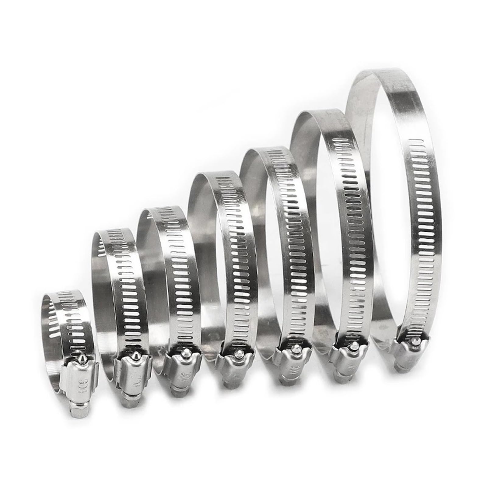SAHUL Lot de 5 colliers de serrage en acier inoxydable – Mini colliers de serrage pour tuyau d'air et d'eau (19–29 mm)