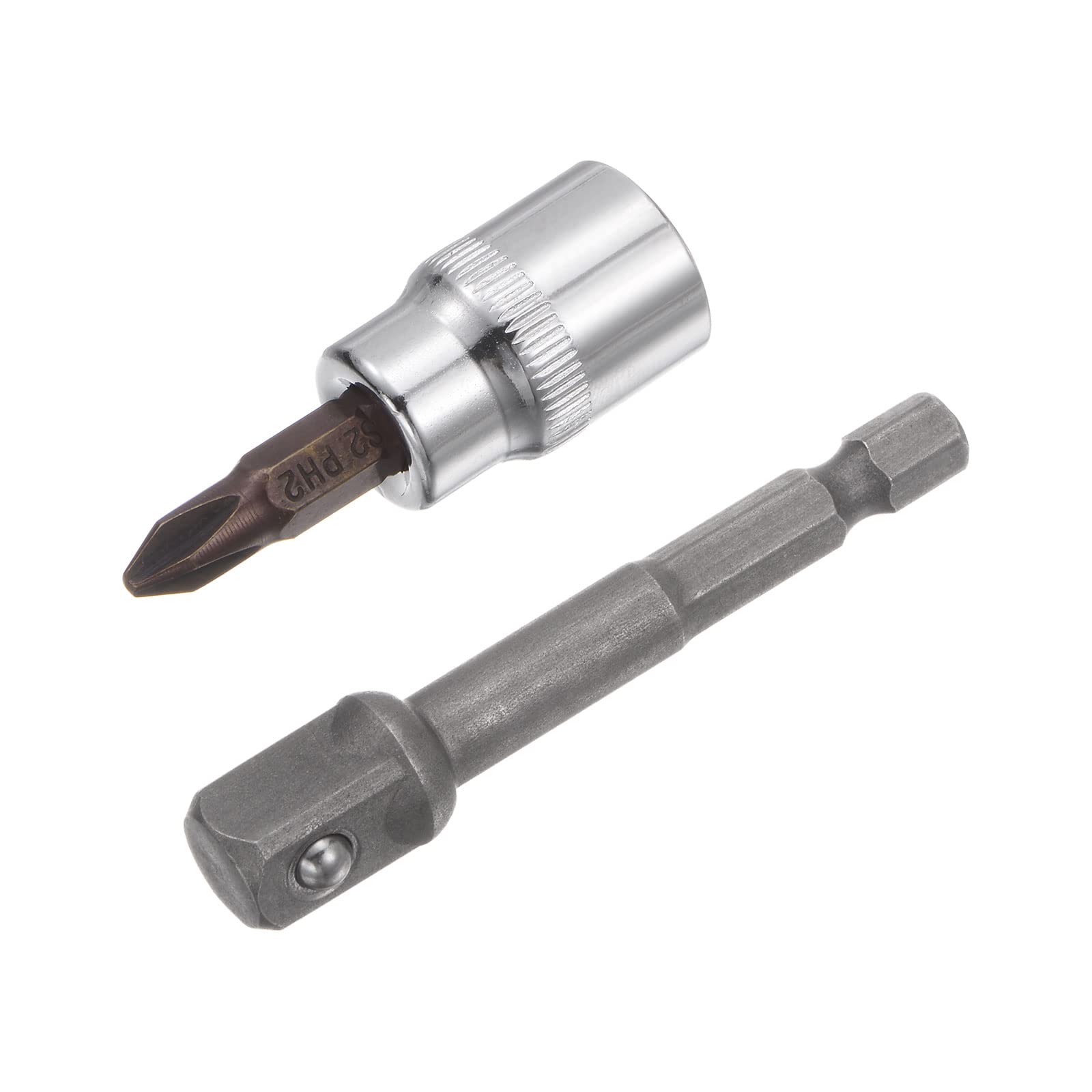 Kreuzschlitz-Bits PH2, 1/4 Zoll Sechskant-Schaft, 300 Mm - Magnetisch, Aus S2-Stahl