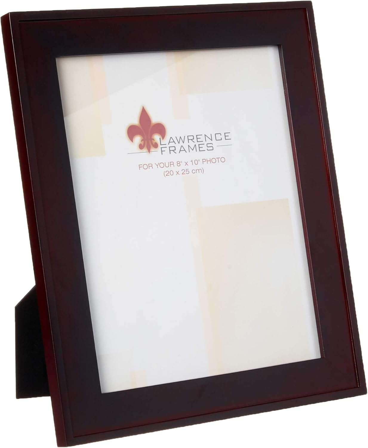 Amazon.com - Lawrence Frames Dark Walnut Flat Wood 8x10 Picture Frame ...