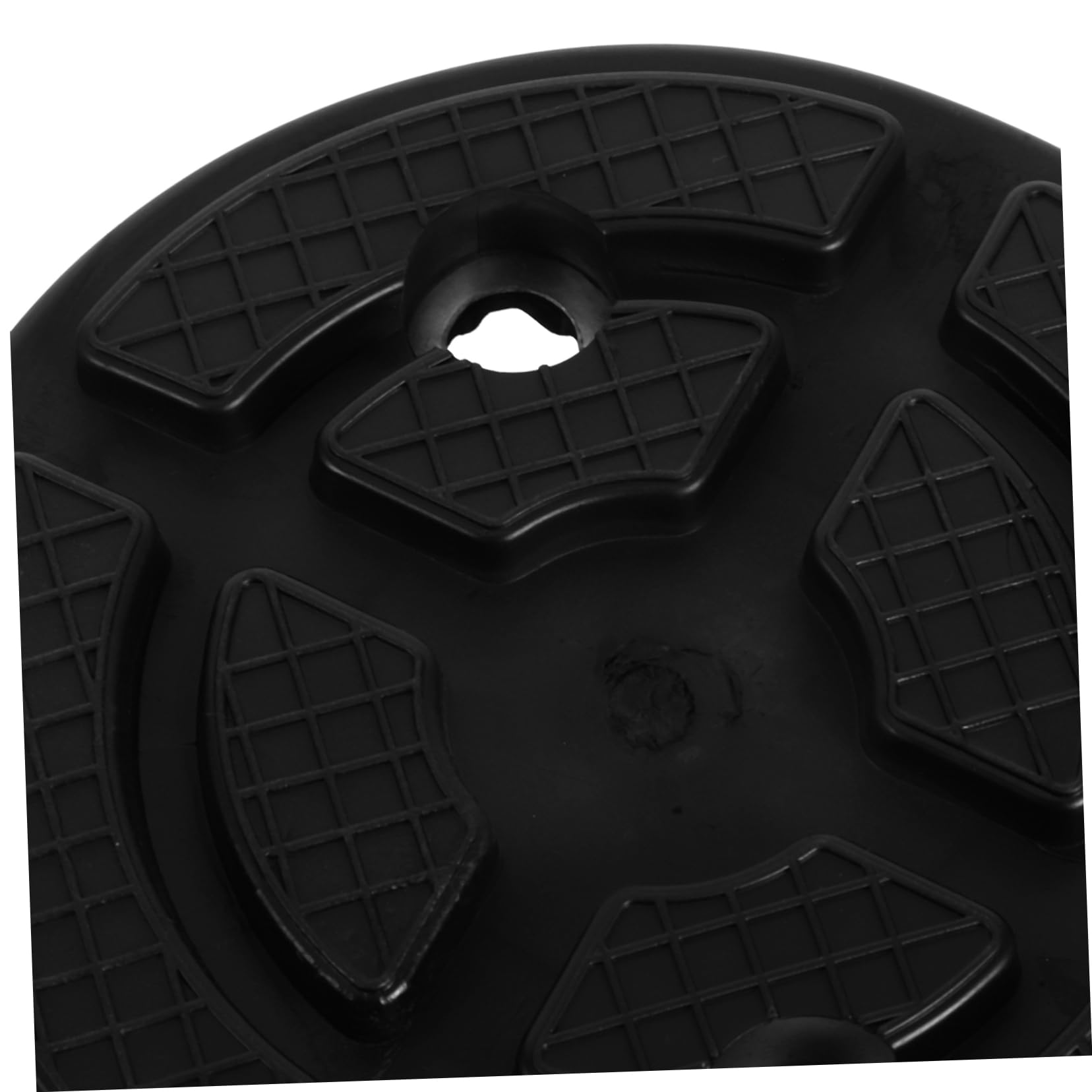 Wagenheberauflage aus Gummi, 4 Stück, 7cm Lochabstand, Schwarz