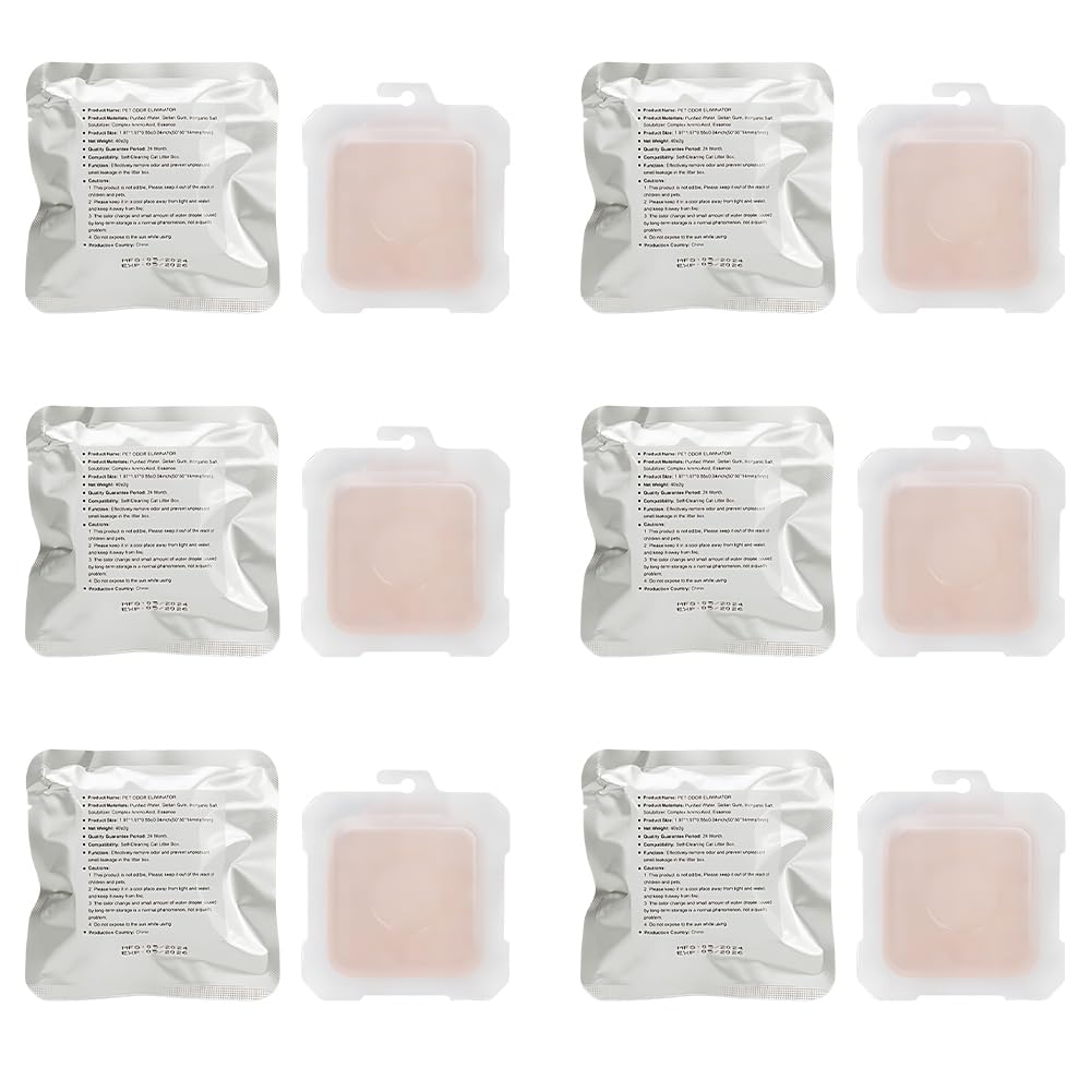 ADDLIVE 6 Stück N50 2.0 Geruchsvernichter für PETKIT Pura Max/Pura Max 2 / Purobot Max Pro Selbstreinigende Katzentoilette, Entfernt Effektiv Hartnäckige Tiergerüche