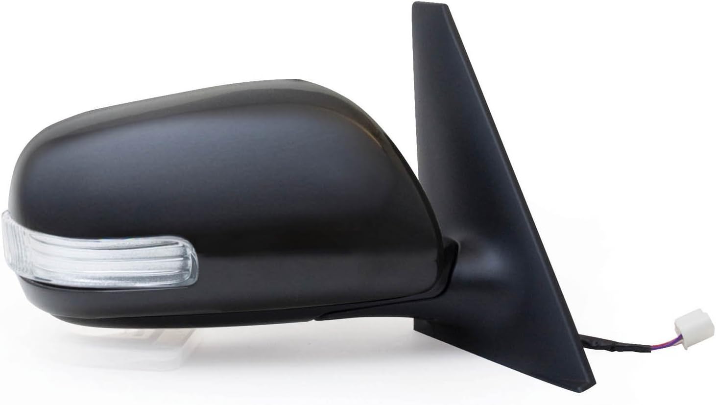Fit System - 70143T Passenger Side Mirror for Scion xB, w/Turn Signal, Black, PTM Cover, Foldaway, Power