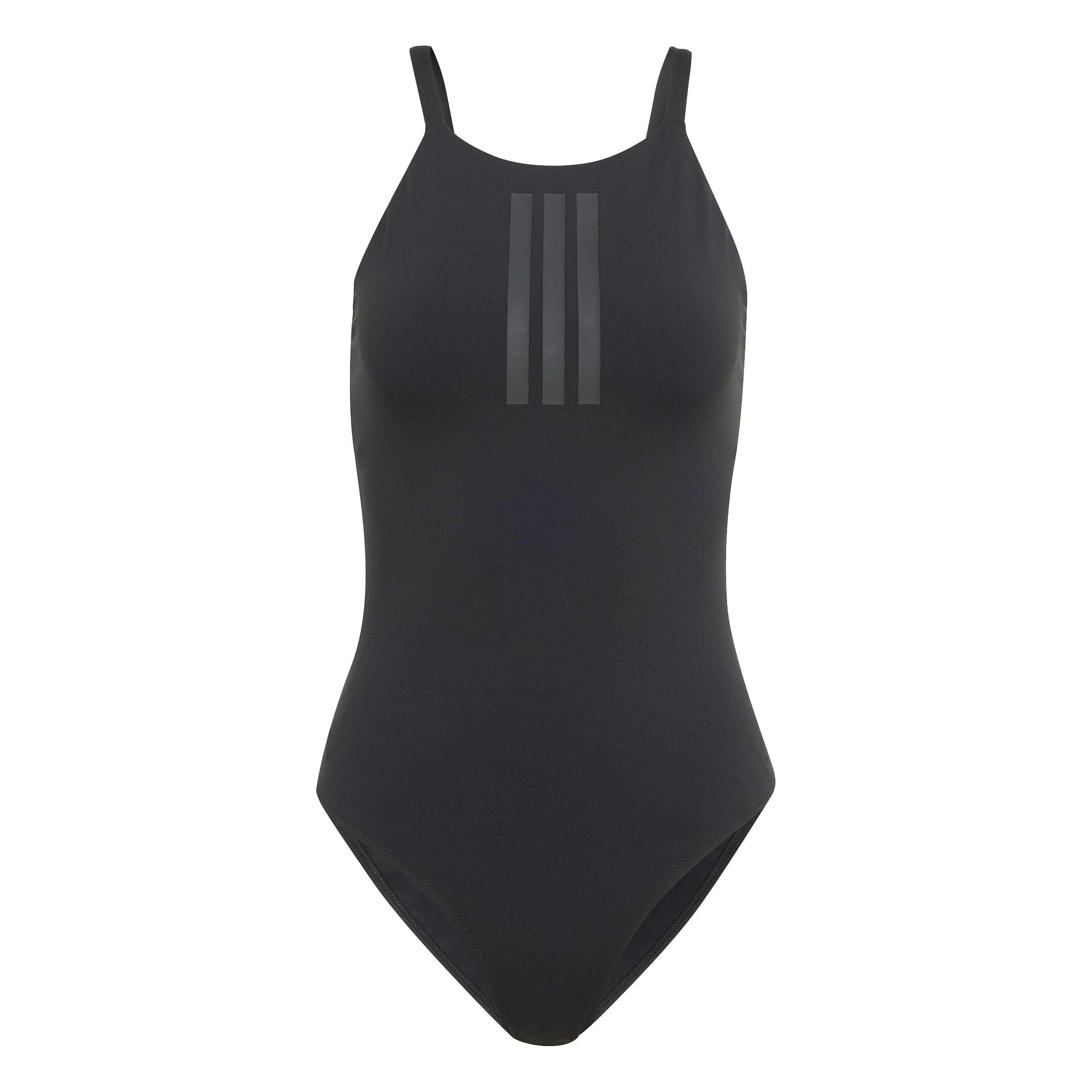 adidas Women's 3-Streifen HIGH Neck 2-Way Straps PEACHSOFT Badeanzug