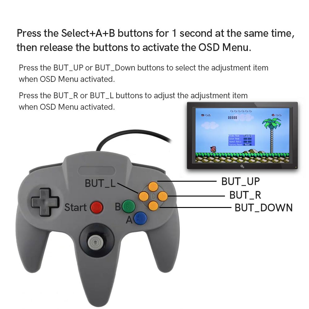 HISPEEDIDO N64 Digital HDMI Mod Kit - HDMI Output, Requires