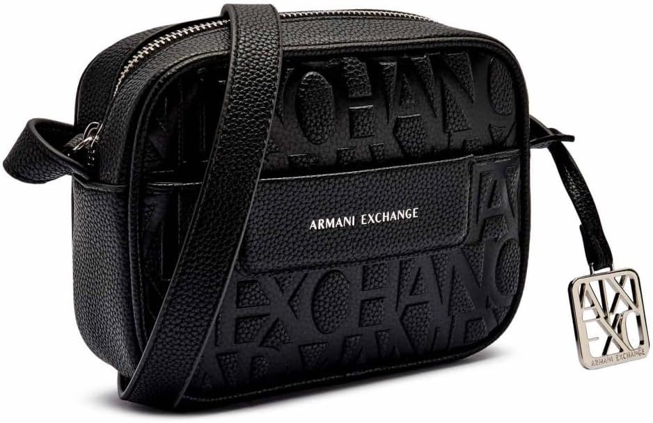 Armani Exchange Women's Paige Crossbody Small Bag Black , Black, One Size