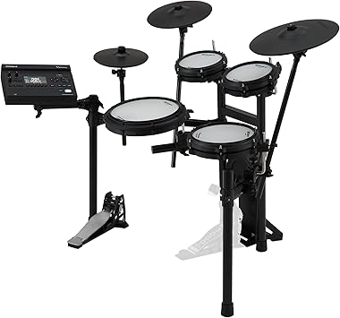 Roland TD313 V-Drums | Compact 3 Series V-Drum Kit | V31 Sound Module | تقنية الصوت المتقدمة | وسادات مطورة وتشغيل دقيق للصنج | وضع المدرب المتكامل | ميزات الإدخال/الإخراج الموسعة