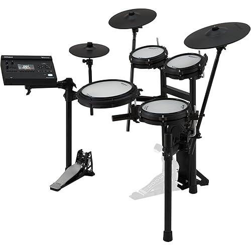 Roland TD313 V-Drums | Compact 3 Series V-Drum Kit | V31 Sound Module | Advanced Sound Technology | Upgraded Pads & Accurate Cymbal Triggering | Integrated Coach Mode | Expanded I/O Features
