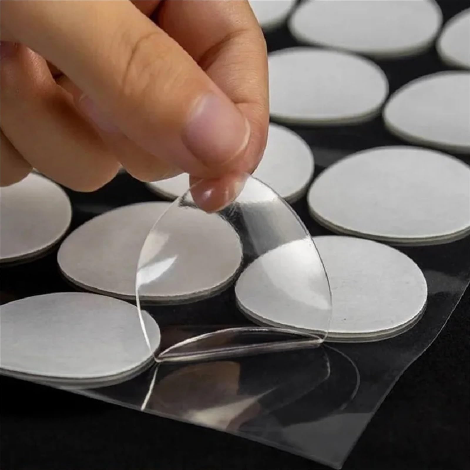 Lot de 2 000 pastilles adhésives rondes double face 8/10/15/20/25 mm pour décoration de maison (8 mm, 100 pièces x 20 feuilles)