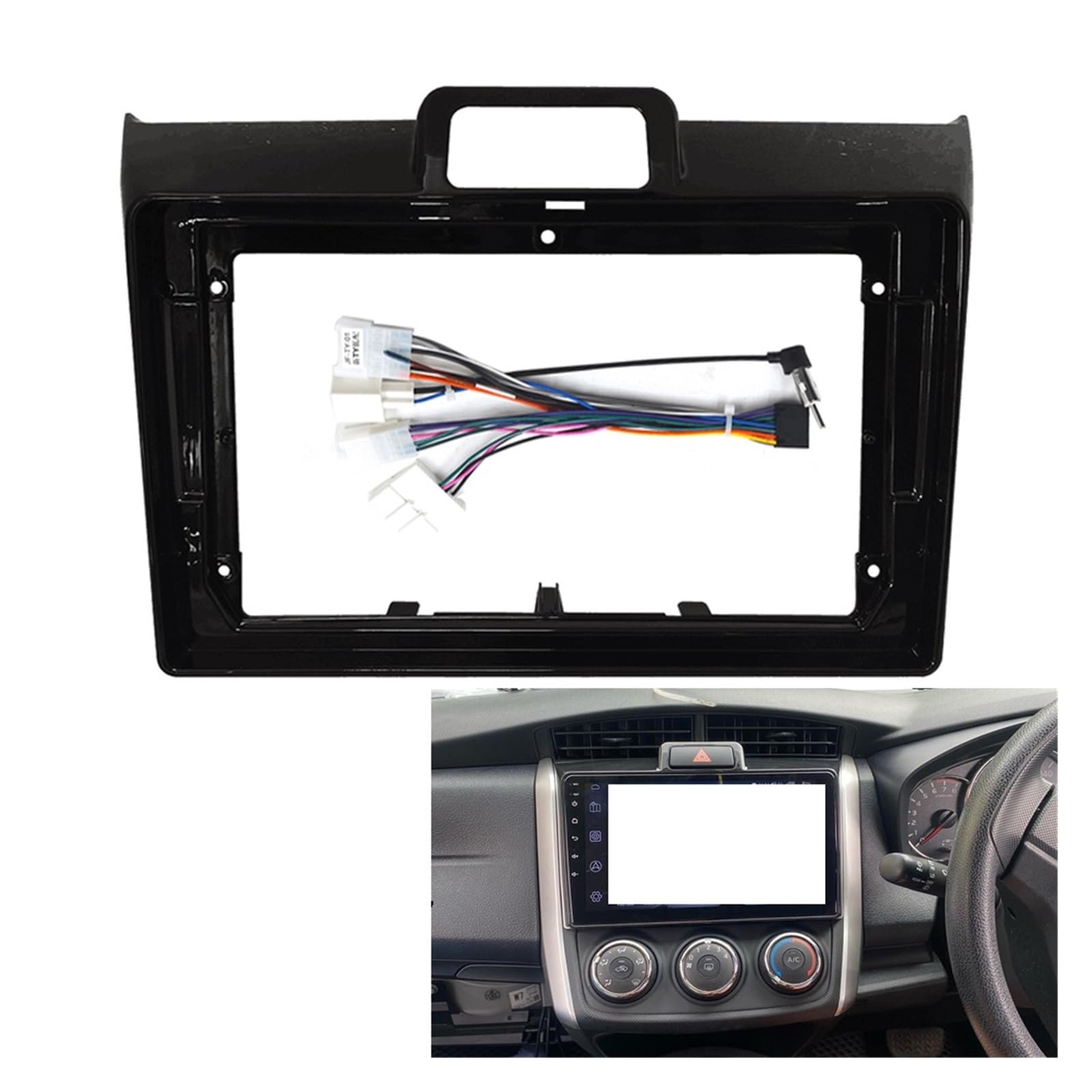 Amazon.com: SITYORY Radio Frame 9 Inch Fit for Toyota Fit for