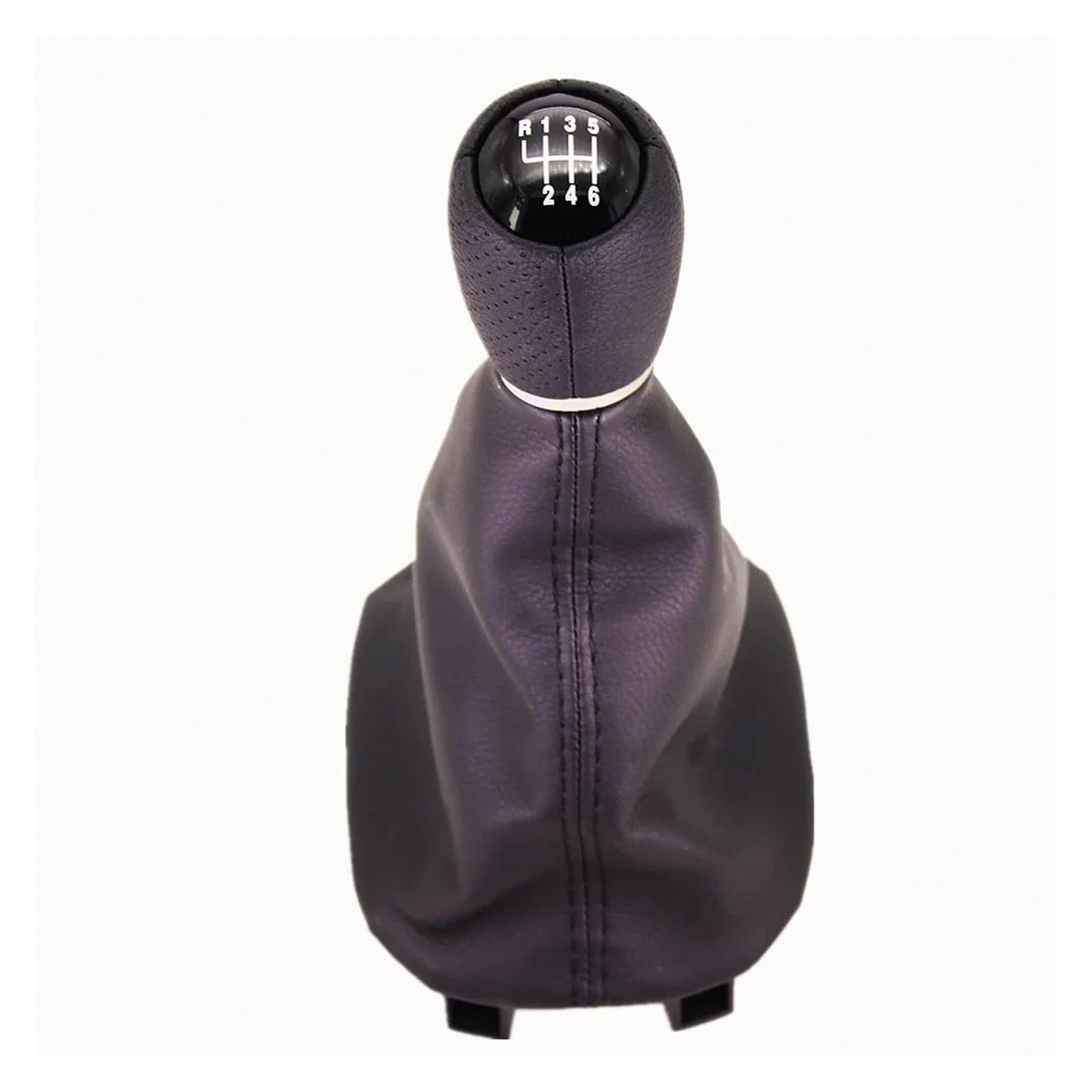 Jsyalmslw 6 Speed Black Upgrade Shift Knob For Seat Leon 1M1 2002 2003 2004 2005 2006 Black / Red
