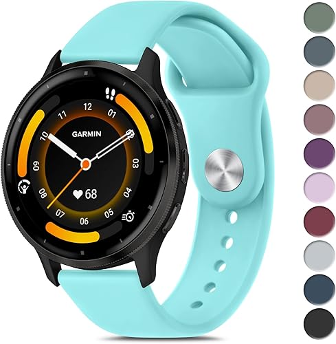 Miniatura 1 de Meliya Correas compatibles con Garmin Venu 3  Venu 2  Vivoactive 4 Watch Band mujeres hombres, correa de repuesto deportiva de silicona suave para