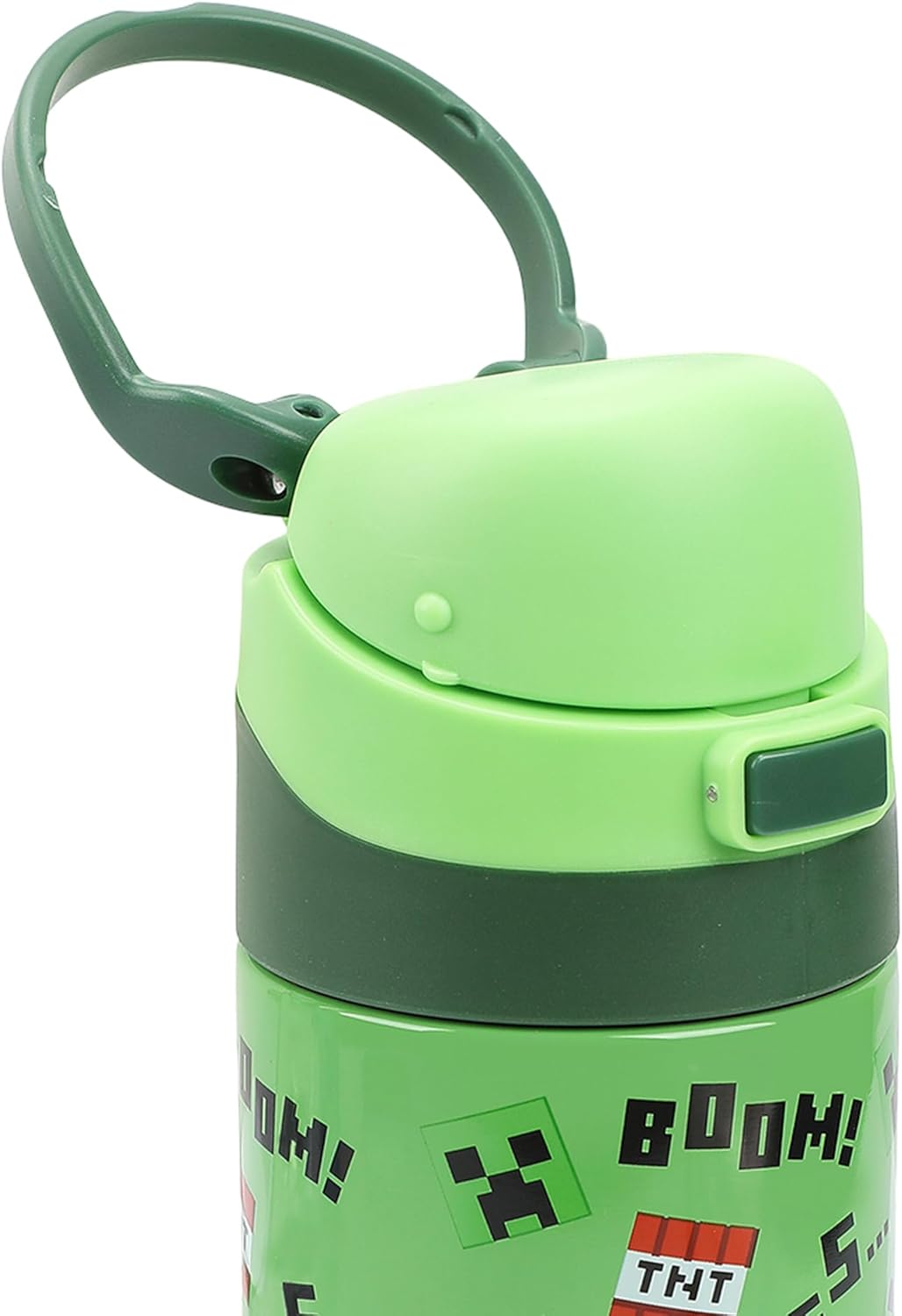 Minecraft Boom Green 24 Oz Stainless Steel Water Bottle - Image 7
