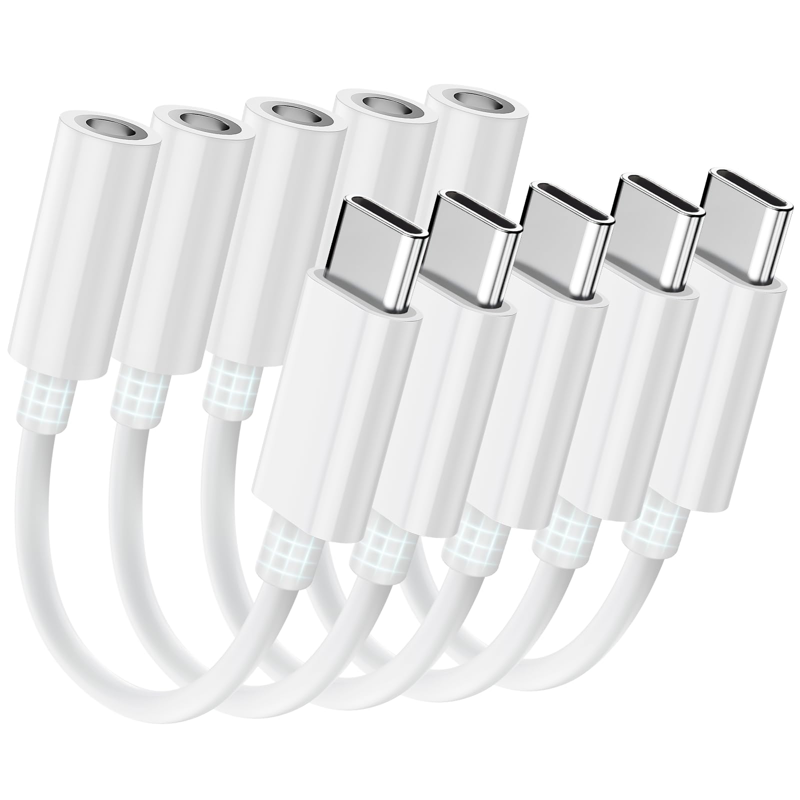 Seulliya USB C to 3.5mm Headphone Jack Adapter for iPhone 17/16/15 Pro/Max, Hi-Res Audio DAC Dongle, 3.5mm Aux Cord Converter for Samsung Galaxy, iPad