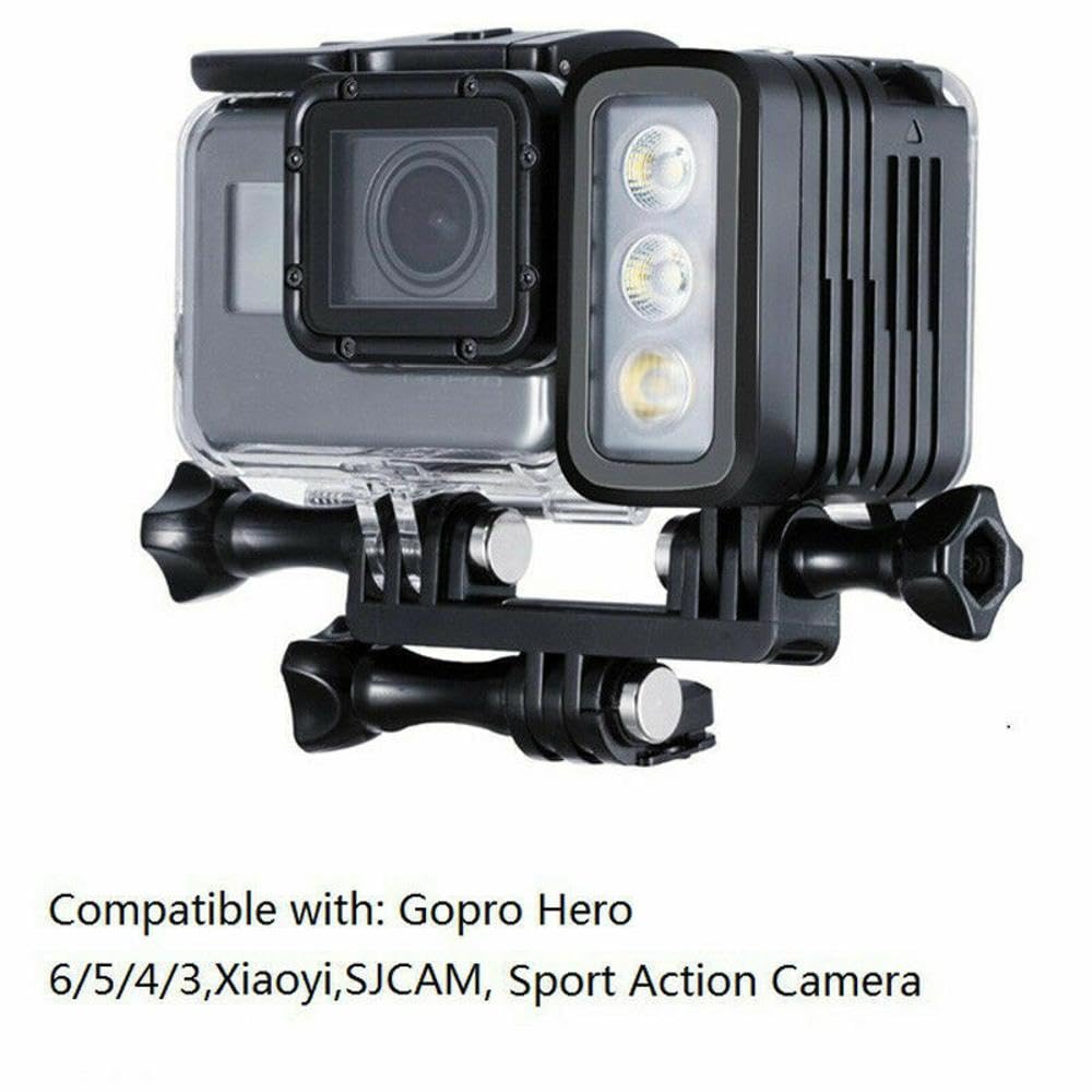 2023 30 M Impermeabile Diving HA CONDOTTO LA Lampada Flash di Nuoto Surf Nuoto Flash/Subacquea Luce Per GoPro 10 9 8 7 6 5 Parte Accessorio