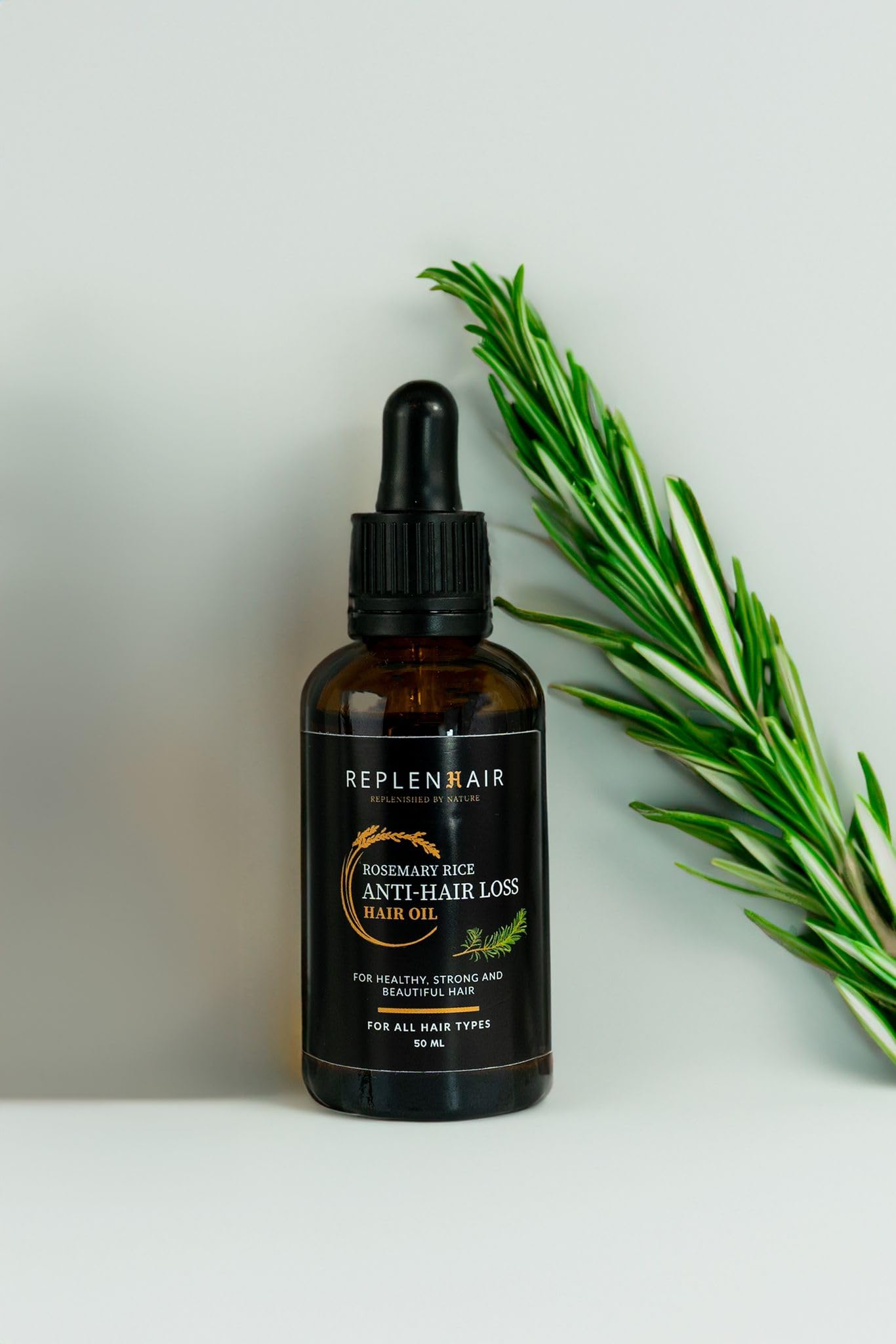 Haarspray mit Reiswasser und Rosmarin, 100 % handgefertigt, feuchtigkeitsspendend, Rosmarinöl & Rosmarin-Shampoo gegen Haarausfall für alle Haare