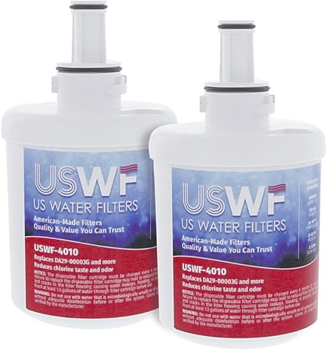 Filtro de agua para refrigerador DA29-00003G fabricado en los Estados Unidos, paquete de 2 unidades Reemplazo para Samsung DA29-00003B,