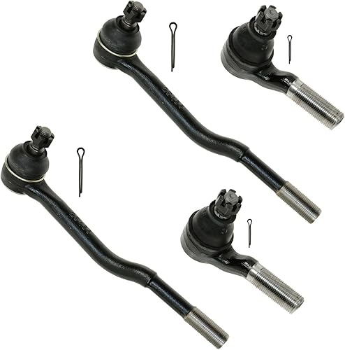 Vista 542 de TRQ - Juego de barras de acoplamiento delanteras interiores y exteriores