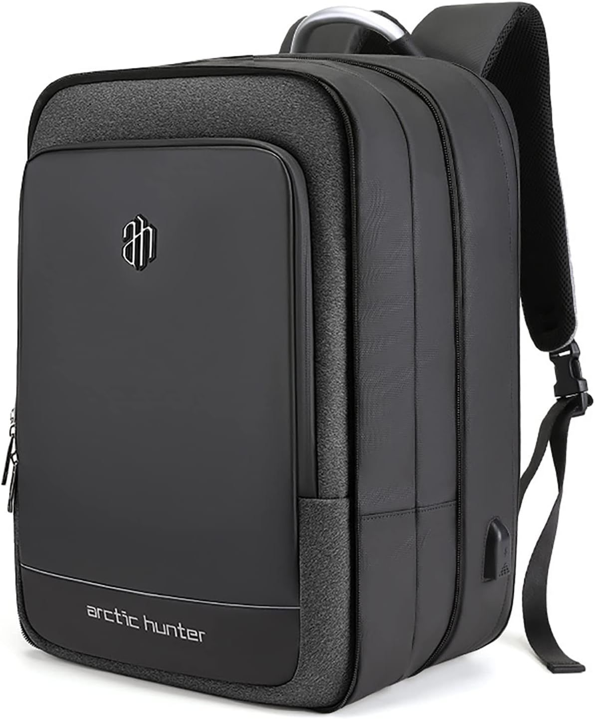 Arctic Hunter Backpack 41L Office Travel Laptop Backpack Original with 17-inch Laptop Pocket 3 in 1 Expandable and Convertible Laptop Bag with USB Port Water-resistant Multiple Compartments Overnight Backpack for Men and Women