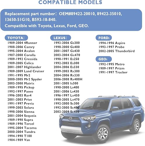 Miniatura 7 de Sensor de temperatura del refrigerante del motor  Accesorios profesionales para automóviles OEM # 89422-20010 89422-35010 Sensor de temperatura del