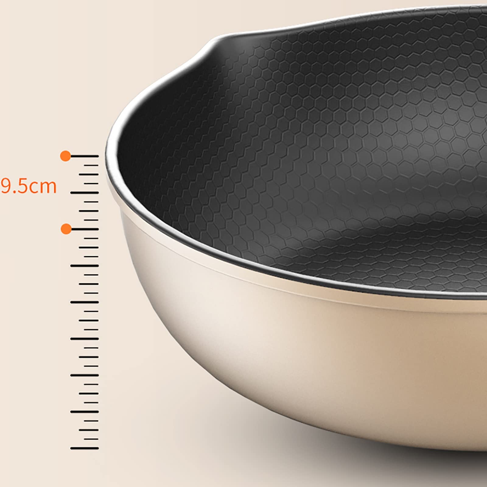 Amazon｜中華鍋/ハニカムノンスティックパン/家庭用ウォック/IH調理器
