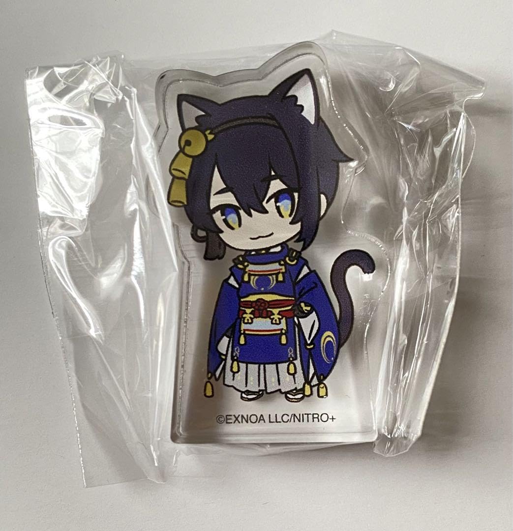 Amazon.co.jp: 刀猫男士 アクリルブロック 三日月宗近 刀剣乱舞 : おもちゃ