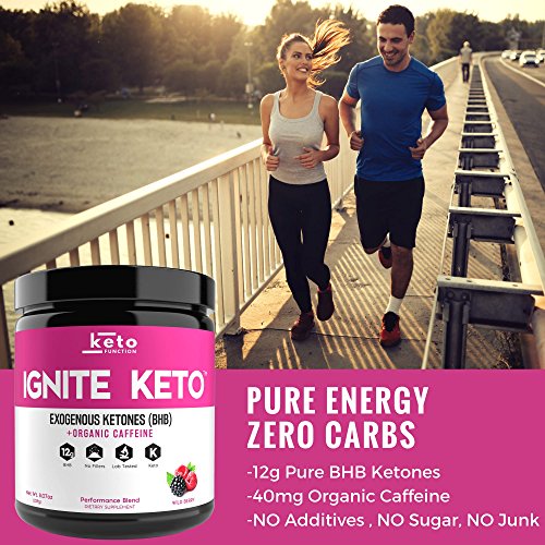 Ignite Keto Energy Supplement - 12g BHB Salts Plus Organic Caffeine - Ketone Drink for Ketosis, Energy, and Focus - Fuel a Ketogenic Diet - Best Beta Hydroxybutyrate Ketones Drink Powder Mix - Thumbnail 5