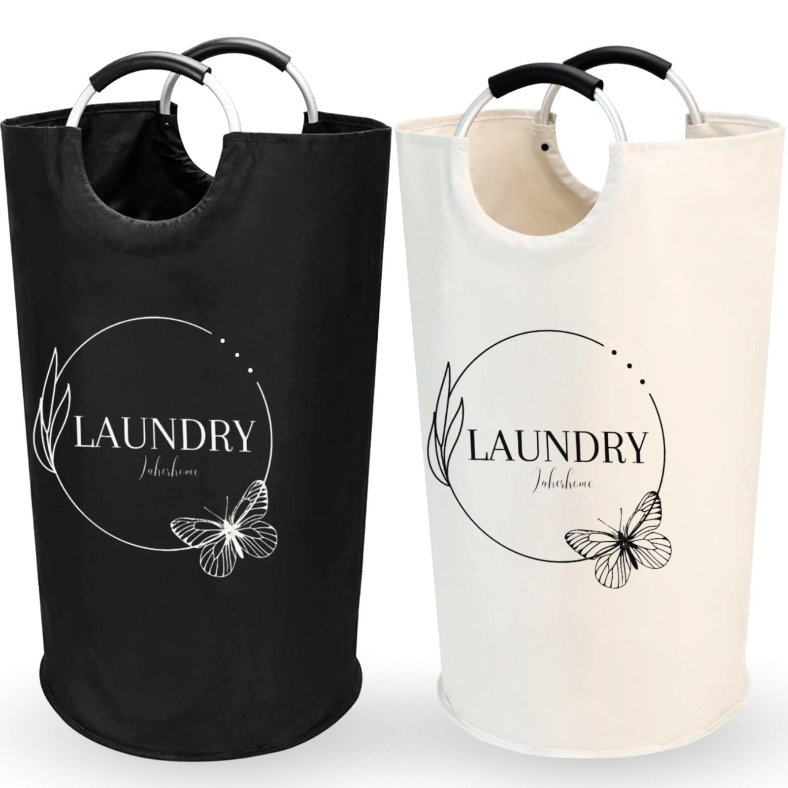 DONGDA Cesta Portabiancheria, 75L Grandi Ceste Per La Biancheria Pieghevole Portabiancheria Sporca, Impermeabile Sacchi Da Biancheria Cesta Del Bucato Cesto Biancheria Per Lavanderia Dormitorio (B