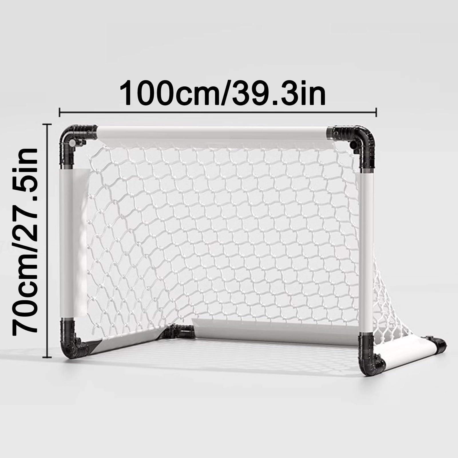 Porterías de fútbol Portería de fútbol Plegable, Equipo de Entrenamiento para jóvenes, con Bolsa de Transporte portátil, para Interiores y Exteriores.