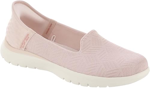 Skechers Mocasines sin Cordones para Mujer, Rosa (Blush), 39 EU