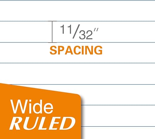 Miniatura 10 de KAISA Cuadernos de composición, rayas anchas, 9-34 x 7-12 pulgadas, cubiertas de mármol negro, bloc de notas de composición, cuadernos de 100 hojas,