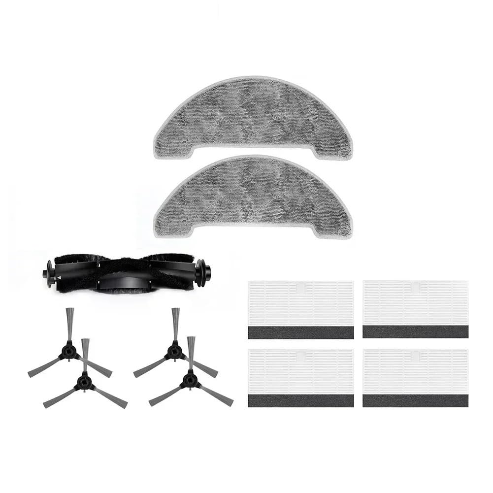 Cepillo de repuesto principal y lateral para aspiradora robot Ultenic, serie D5, D5S, D5S Pro y D5S Pro+ (1set)