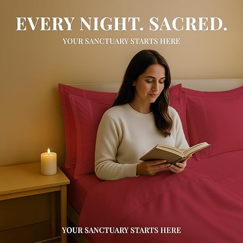 Miniatura 9 de Juego de sábanas de rayón de 6 piezas de bambú, juego de ropa de cama y fundas de almohada con bolsillos profundos, ropa de cama sedosa de hotel,