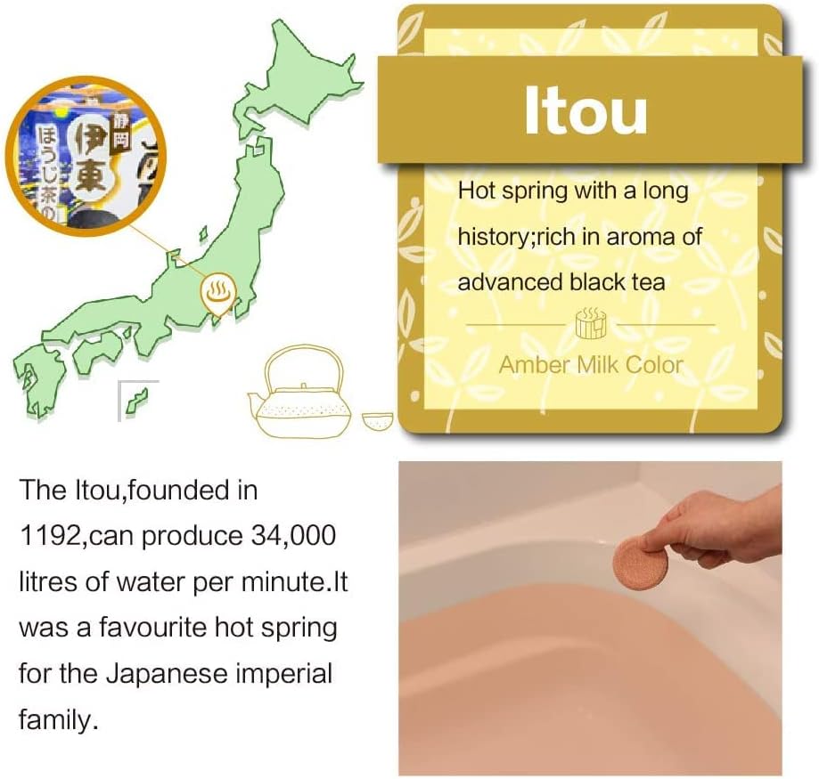 Japanese Salts, Carbonated Bath Powders