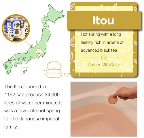 Japanese Salts, Carbonated Bath Powders #TOP4