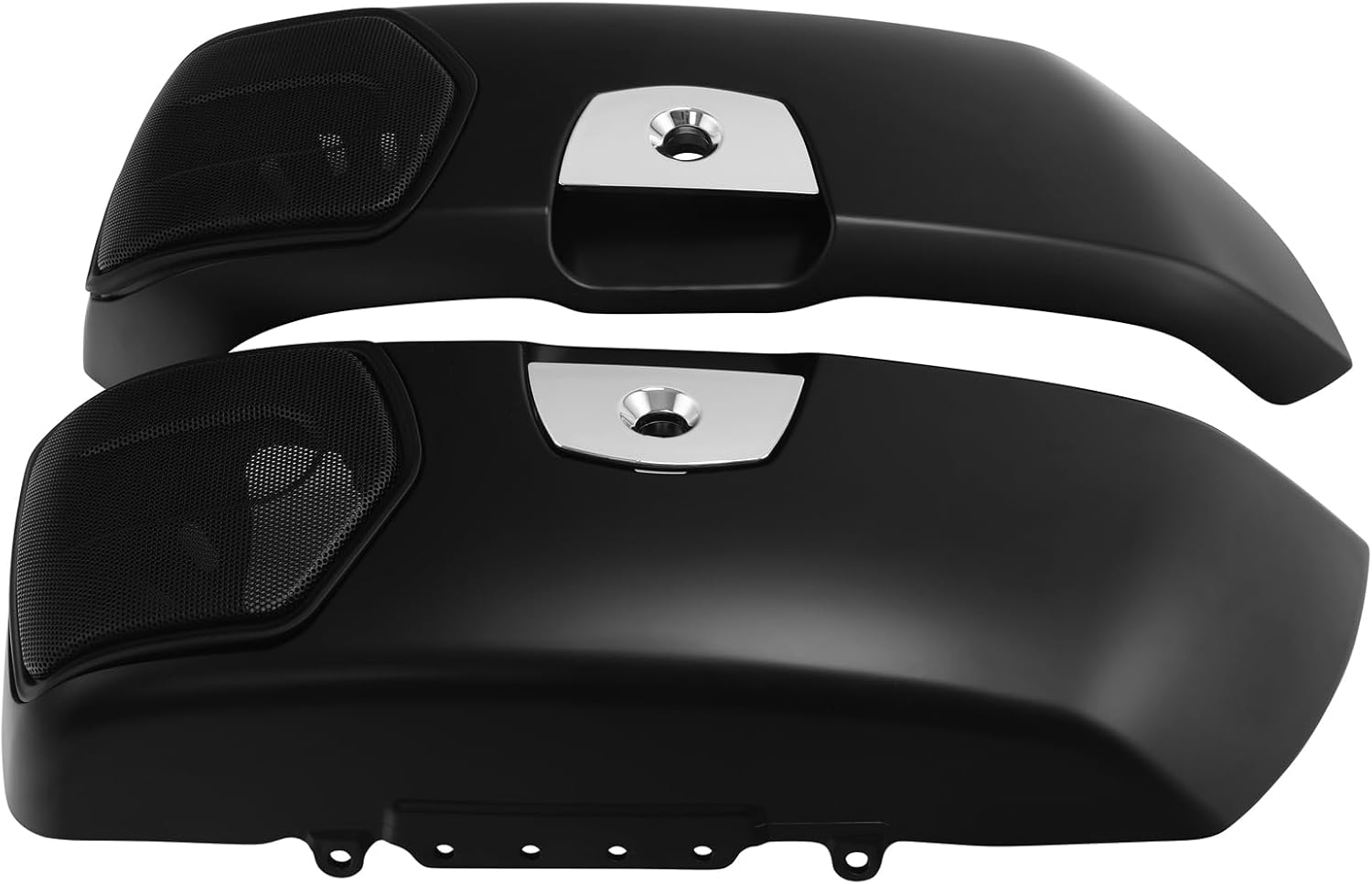 TCMT Matte Black Saddlebag Lids Cover Fit For Indian 2021-2023 Roadmaster Limited 2020-2023 Chieftain Elite 2019-2023 Chieftain Limited 2019-2023 Chieftain Dark Horse 2022-2023 Indian Pursuit