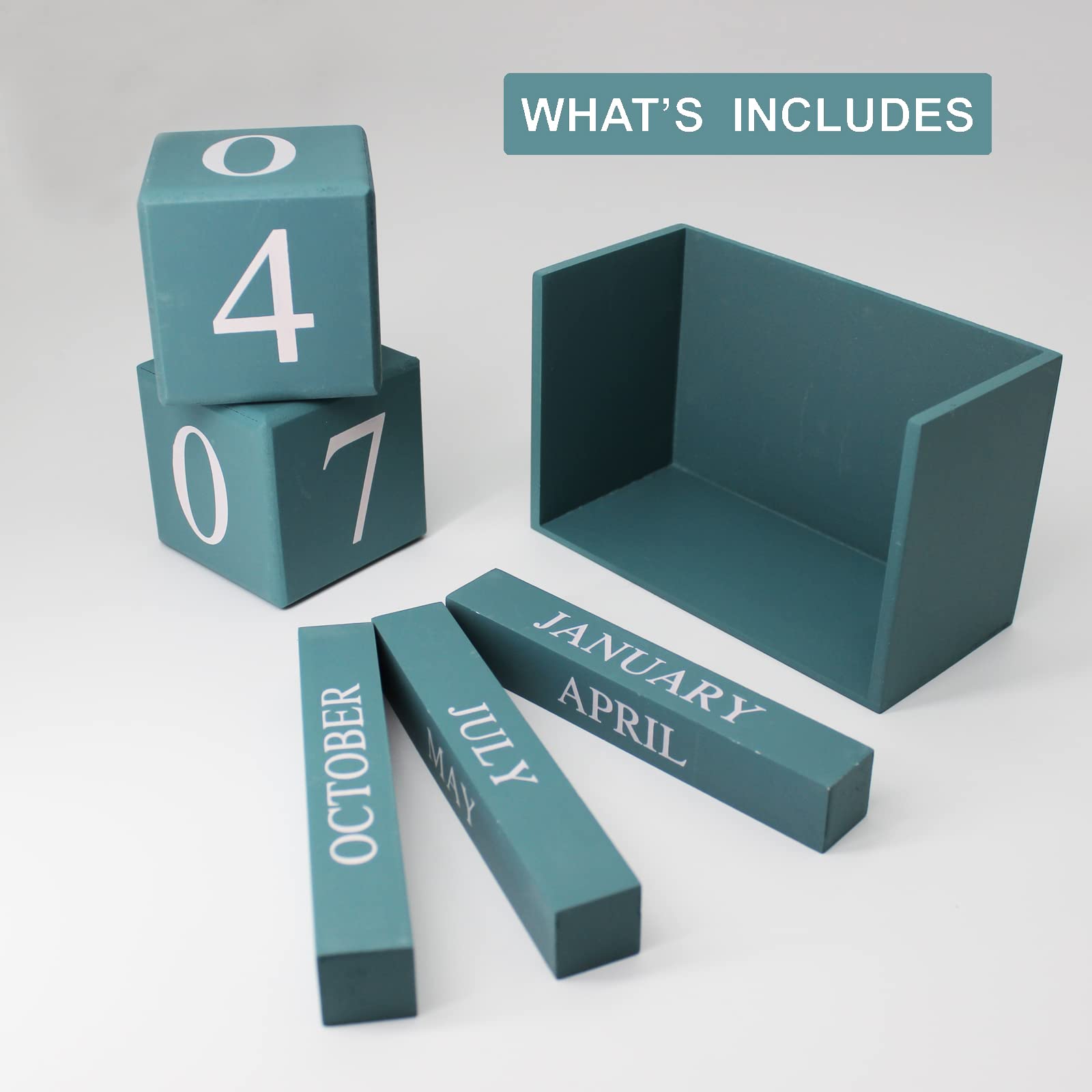 ヴィンテージ ブラス製 パーペチュアル デスクトップカレンダー Amazon.co.jp: YUUFUU 木製ブロックカレンダー ヴィンテージ