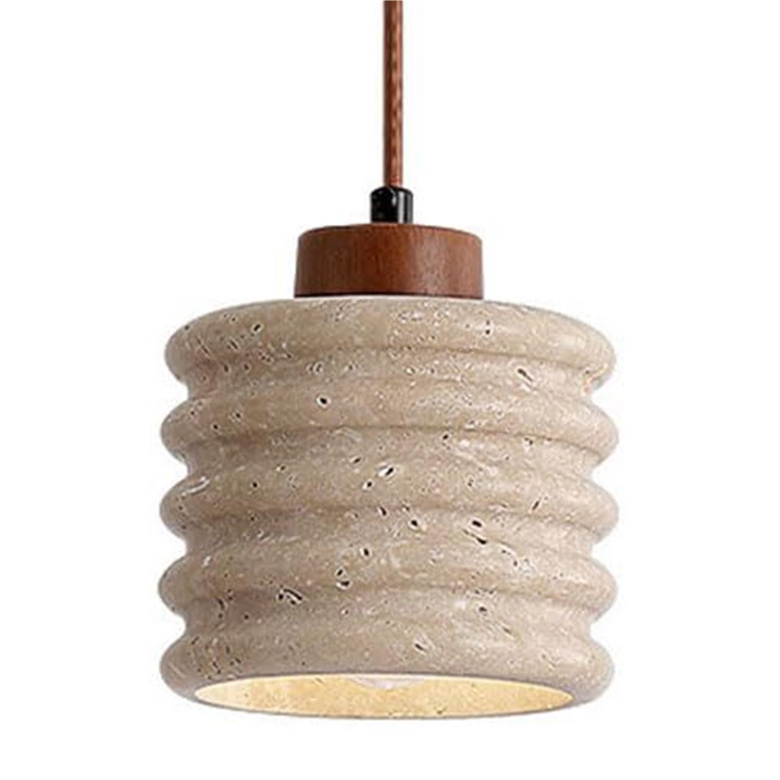 HUAYUSEDF Modern Simple Marble Pendant Lamp Chandelier Hanging Lighting Ceiling Fixture E27 Single Head Personalized for Living Room Corridor Cafe